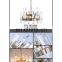antique brass contemporary clear crystal chandelier pendant lights for home lighting decoration