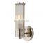 New rod bracket glass tube  light design living room hotel  led wall lamp