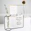 Hanging Glass Tube Vase Plant Flower Stand Wedding Flower Stand Metal For For Christmas Decor
