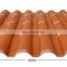 New Building Material Corrugated PVC UPVC Spanish ASA Synthetic Resin Roof Tiles for industry villa home