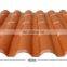 Cheap teja de pvc roof tile/fire proof water proof UPVC plastic roof sheet for factory house/Colombia pvc corrugated roof tile