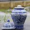 Jingdezhen ceramic blue and white 2.5l seal winebottle