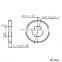 Encoder Sensor for AC Asynchronous Motor of EV and Golf Cart Forklift Parts Aluminum Ring Series