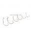 Wide belly crank hook Black nickel material Soft lure hook
