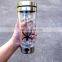 New Model Measuring Small Plastic Clear Shaker Milk Powder Portable Coffee Auto Mixing Cup