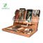 Multifunction bamboo wood phone docking station cell phone stand watch holder
