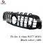 GT R style front bumper grille mesh for Mercedes Benz A class W177 ABS grill