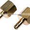 Brake line brass inverted flare connectors