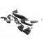 Hot sales good quality PP Rear Lip Spoiler with Exhaust Tips body kits for GLC X253 2015+ bar parts  Exhaust Pipe