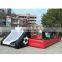 Custom giant inflatable soap soccer field for sale