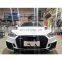 Wholesale Body kit for Audi A5 S5 2017-2020 change to RS5 style include front and rear bumper assembly rear diffuser with tips