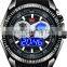 TVG 468IP Men's Fashion&Casual Watch Japan Quartz Digital Movement Silicone Band Business Watch Week LED