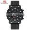 VAVA VOOM VA-203 Simple Minimalistic Watch Leather Strap Analog Quartz Calendar Men Cheap Wrist Watches