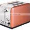 Small household stainless steel toaster multi-function baking toaster breakfast machine with pointer plate