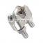 JRSGS Wholesale 3mm - 26mm Rigging Hardware Galvanized/ Stainless Steel DIN 741 Wire Rope Clip Cable Clamp