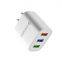 Hot Sale Quick Charger 2a 3 Ports USB Charger for Mobile Phone Chargers Fast Charging Wall Adapter for iphone huawei