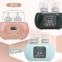 Milk warmer thermostat 2 in 1 hot milk warmer baby bottle heating insulation sterilizer with remote control