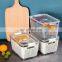 Multifunctional Drain basket with Strainers Vegetables  fruits Storage Containers Keep fresh container for food