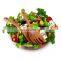 Acacia Wood Salad Bowl Servers Set Solid Hardwood Salad Wooden Bowl With Spoon For Fruits Salads