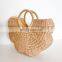 High Quality Best Seller Handmade Water Hyacinth Bag Woven Straw Bag Summer 2023 Travel Beach Bag Vintage Handmade
