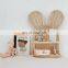Hot Sale Rattan Bear Shelf Storage basket  two shelves KIDS room decor Wholesale Vietnam Supplier