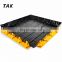 Portable collapsible temporary spill protection pool oil containment berm barrier