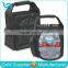 10" Small Black Nylon Golf Cooler Bag Insulated Bag Cooler Bag With Aluminum Foil Liner