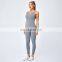 Gym Wear Women Ladies One Piece Workout Suit Backless Yoga Bodysuit Jumpsuit Logo Custom Gym Jumpsuit