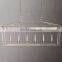 modern cage linear branch minimalist rectangular frame chandelier  retro indoor living room kitchen bedroom lighting