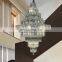 Modern Postmodern Luxury Long Crystal Chandelier Pendant Lamp for Villa Living Room Duplex Building Staircase