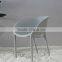 Replica Plastic grey Philippe Starck Soft Egg Chair, Philippe Starck stackable easy chair, soft egg chair garden or dining room