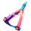 Wholesale pet supplies dog rope chain Colorful round harness leash
