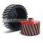 Zero tolerance drum wheel for polishing and grinding stone edge, vacuum brazed, metal bond, resin bond
