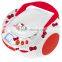 Cute Hello Kitty Red AM FM Portable Bluetooth CD Boombox