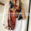 Hot Selling Retro Star Printed Fashion Women Pashmina Cotton Headscarf                        
                                                Quality Choice
