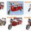 Kingbon cargo and passenger tricycles made in china electric rickshaw spare parts