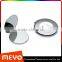 Classic folding metal reflected rounded makeup mirror
