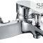 Wall mounted wash basin faucet single lever mixer