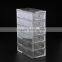 OEM/ODM customized acrylic jewelry box with drawer acrylic samll part storage box