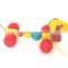 Fancy Pulling Along Wooden Dog Toy for kids