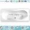China pure simple white freestanding acrylic bathtub