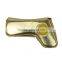 Golden PU Magnetic Golf Putter Head Cover