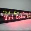 Dual color 192*192mm 1R1G sign led moving sign