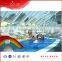 top school rainbow swimming pool slide for summer kids play