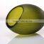 Promotion Decor Glass Oval Vase Green Cheap