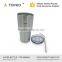 TOPKO 2, 30 oz Vacuum Insulated Stainless Steel Travel Tumbler Bundle with 2 Lids and SS Straw Water Bottle