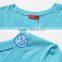 Custom 100% cotton jersey printed short sleeve maternity t shirt