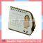 2015 unique desk beautiful&fashion creative desk calendar designs with best price