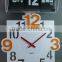 Retro auto flipwall wall clock with calender
