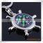 Cute key chain with compass company logo keychain (PG03009)